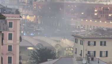Scontri prima di Genoa-Inter e incendio auto scooter