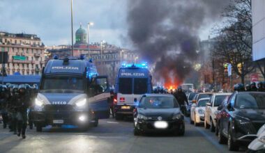 Scontri tra tifosi per Genoa Inter, agenti feriti e indagini Digos