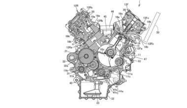 Honda: Un brevetto svela un nuovo motore V4 con dettagli interessanti. - News