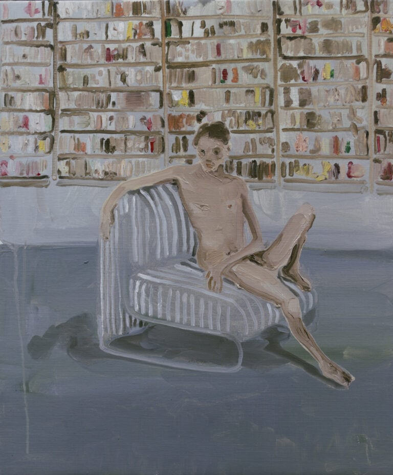 Rudy Cremonini, Senza titolo, 2025, 60 x 50 cm, olio su lino