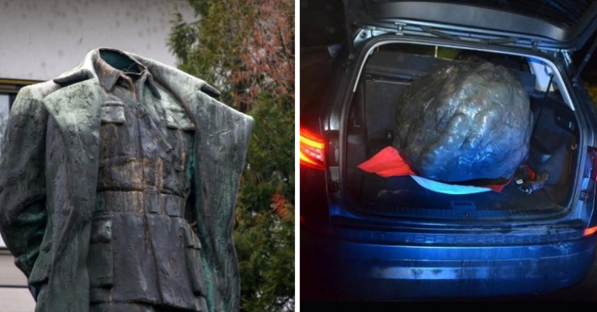Decapitata la statua di Tito, arrestato il responsabile che girava con la testa nascosta nel bagagliaio: ecco perché l'ha fatto