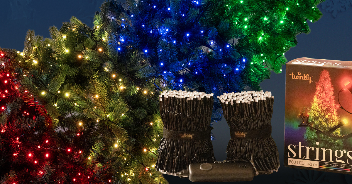 Che bello l'albero di Natale hi-tech: abbiamo provato le luci mappabili Twinkly Strings