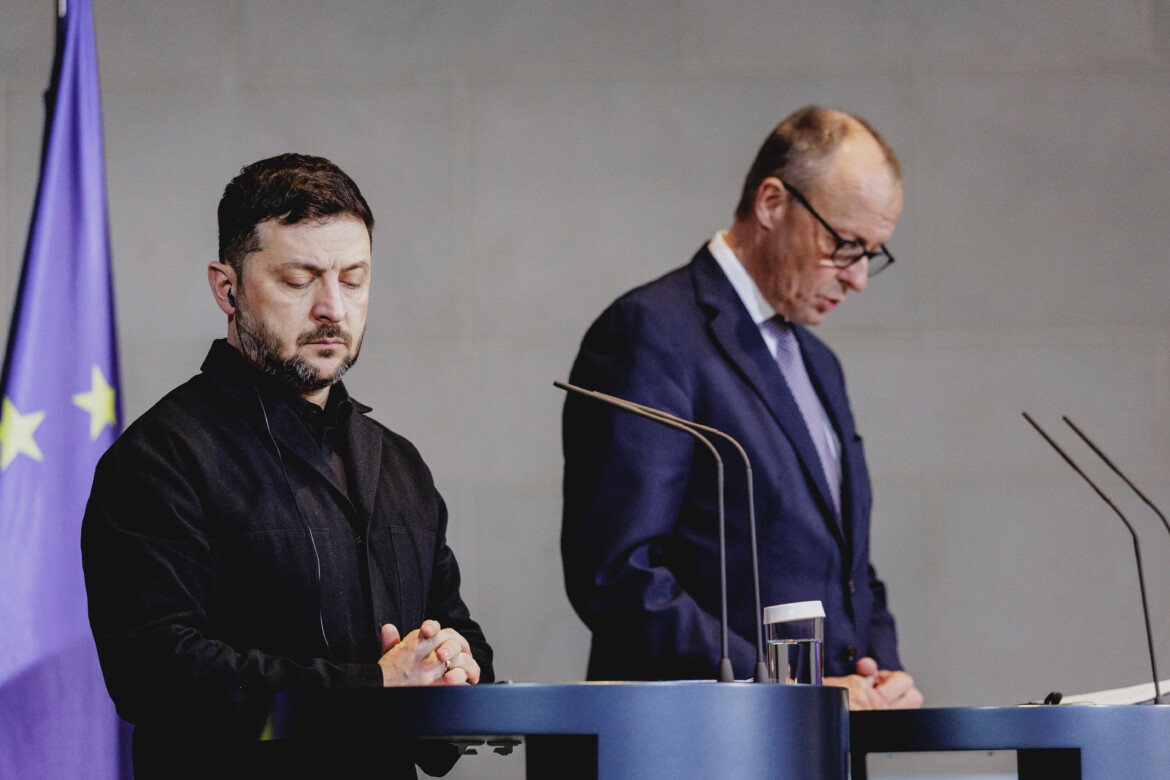 Da sinistra, Friedrich Merz (CDU), Cancelliere federale, e Volodymyr Zelenskyy, Presidente dell'Ucraina Foto: Florian Gaertner/picture-alliance/dpa/AP Images