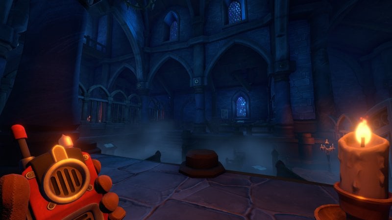 Un momento di esplorazione in We Were Here Together