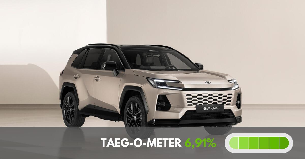 Toyota nuovo RAV4 (2025) o RAV4 V generazione. Qual é l'offerta da non perdere