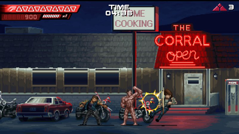 Il primo livello del T-800 è praticamente un beat'em up!