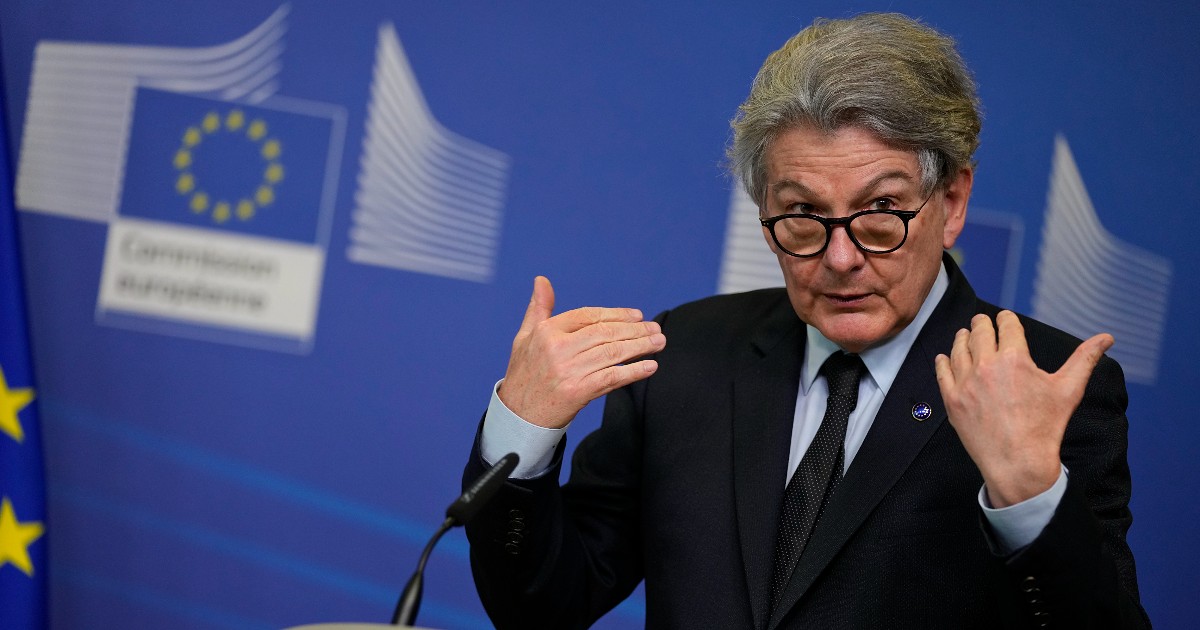 Sanzioni USA contro Thierry Breton: scontro diplomatico Europa-Stati Uniti