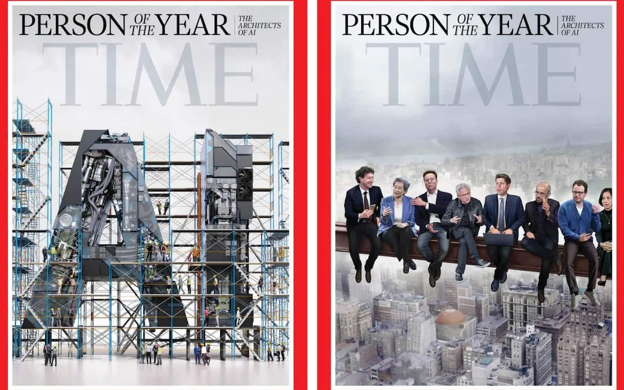 Architetti AI sono la persona dell'anno 2025 del Time
