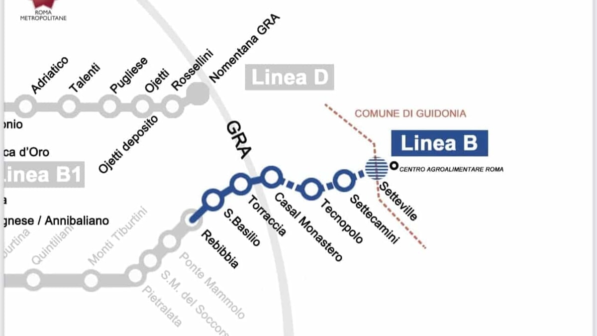 Tracciato metro B Settecamini (1)