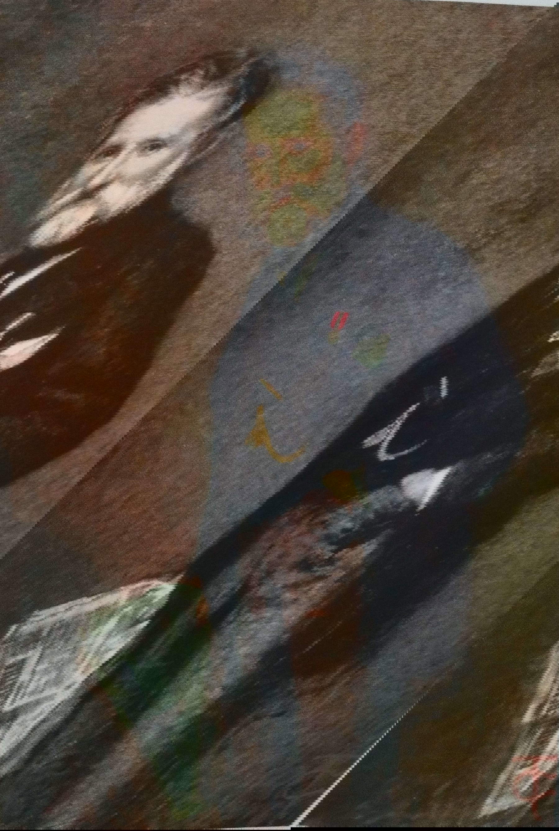 Tranquillo Cremona, Ritratto del cavalier Giuseppe Bianchi (1872; Piacenza, Galleria d'Arte Moderna Ricci Oddi)