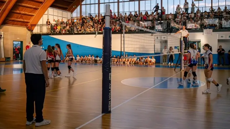 Un direttore di gara durante un match - Foto Rabaioli