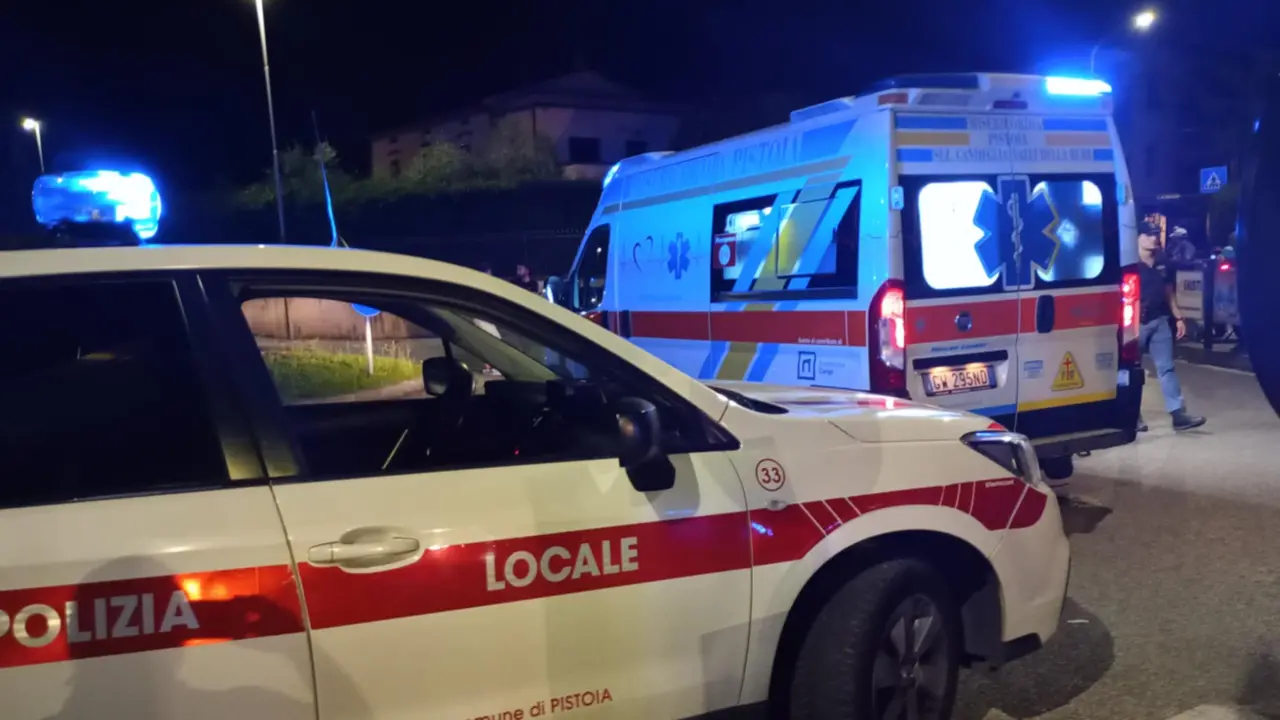 Un incidente stradale a Pistoia