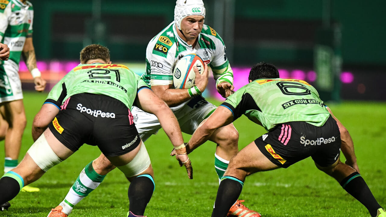Leoni in campo per la Challenge cup, nel XV iniziale anche il quasi ex Albornoz
