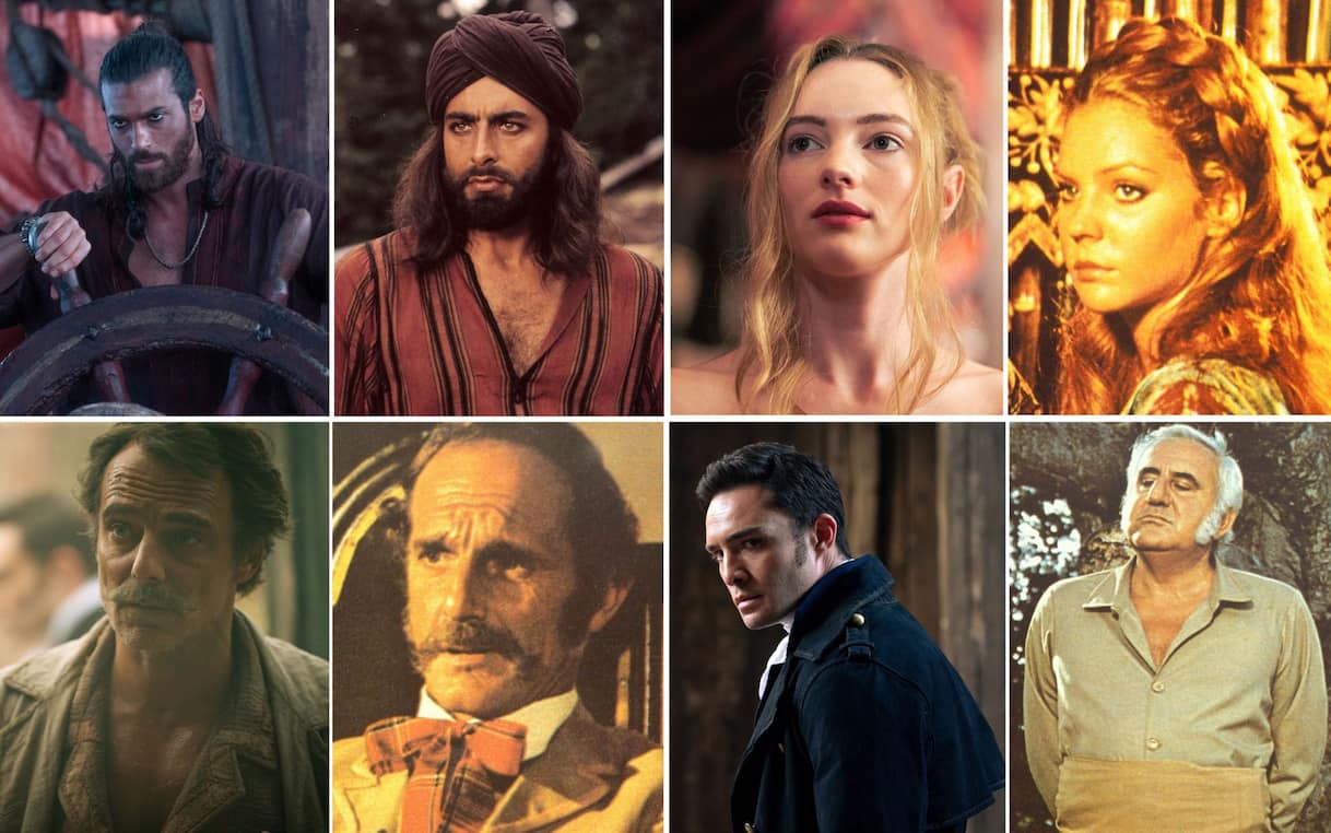 Sandokan, confronto tra attori del cast della serie con Can Yaman e lo sceneggiato con Kabir Bedi