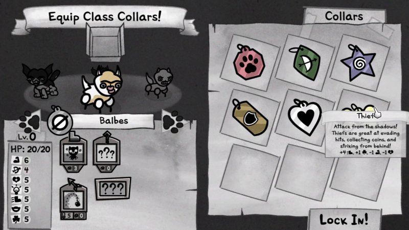 Le classi determinano statistiche e abilità di ogni gatto mettendo sul piatto centinaia di varianti diverse