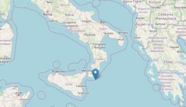 Forte scossa di terremoto al largo della Calabria: magnitudo 5,1. Avvertita anche a Messina