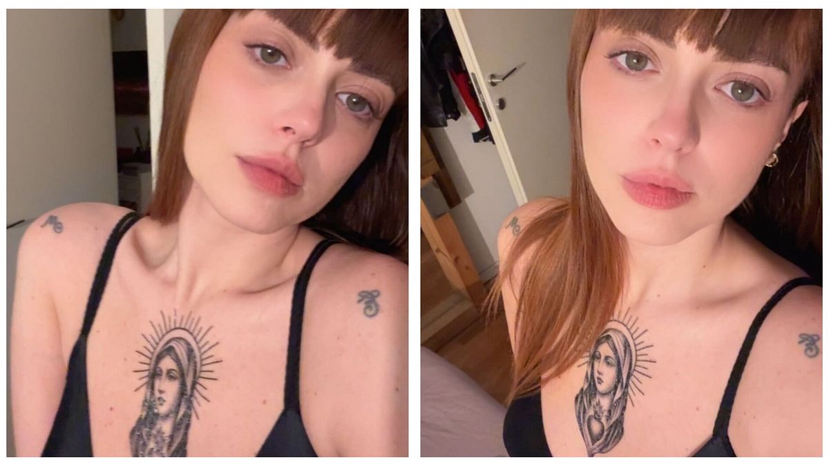 Annalisa sfoggia un tattoo... ma c'è il trucco