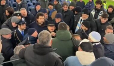 La notte folle di Lotito, litiga con un tifoso e attacca: “Che devo fare, sparare agli arbitri?”