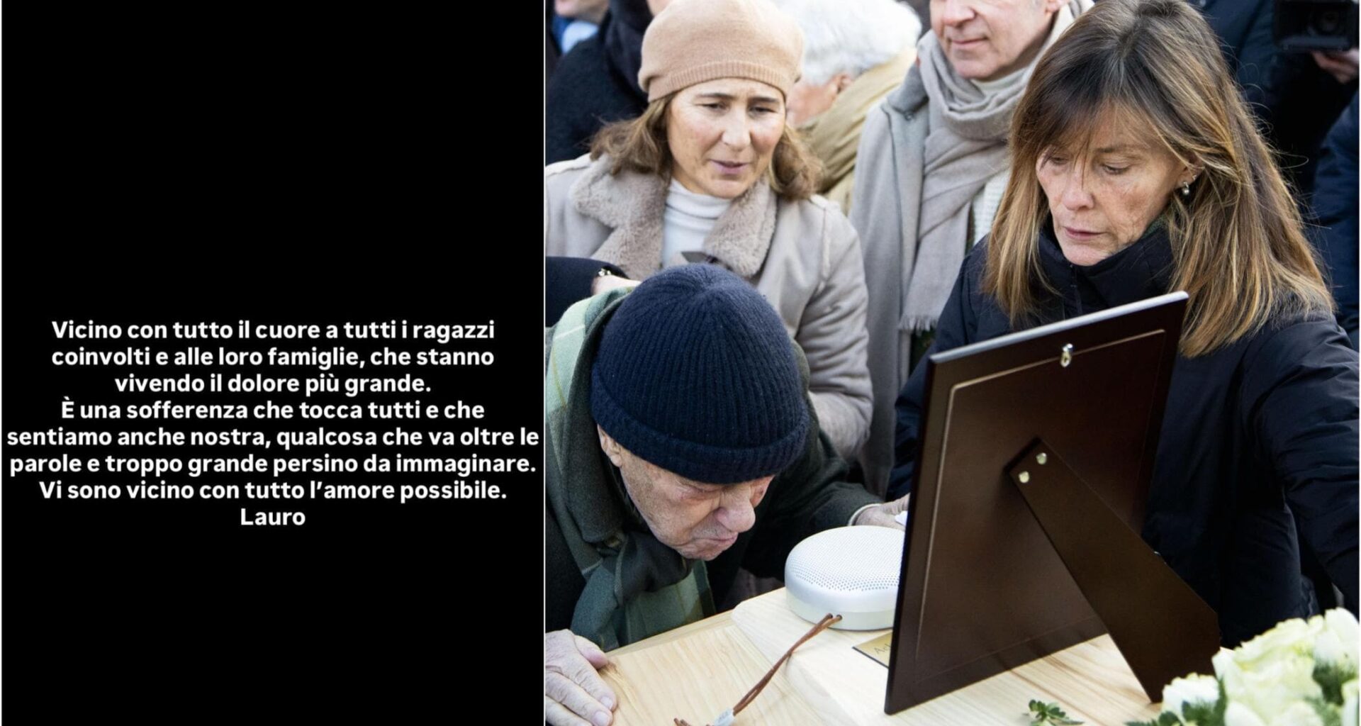 Achille Lauro alle famiglie delle vittime di Crans-Montana: “Vi sono vicino con tutto l’amore”