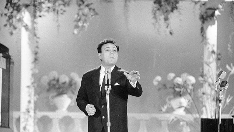 Claudio Villa all'XI Festival di Sanremo