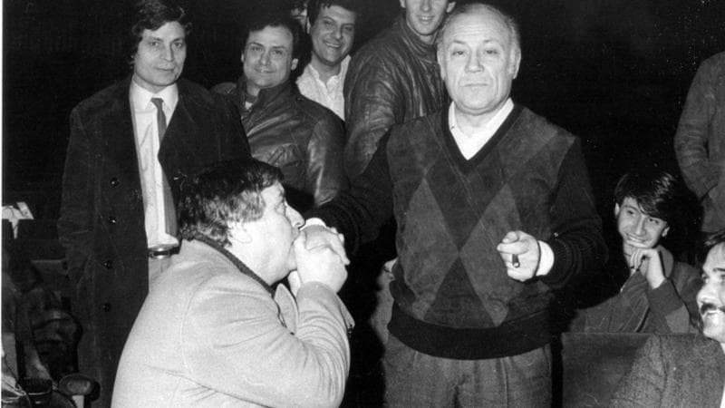 Claudio Villa con Mario Merola