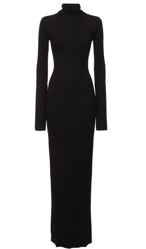 Vestito nero lungo dolcevita, Eterne