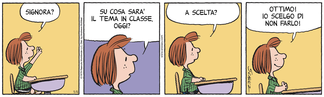 Peanuts 2026 gennaio 05