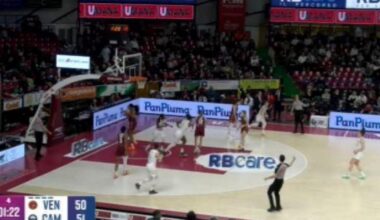Il match contro la Reyer Venezia