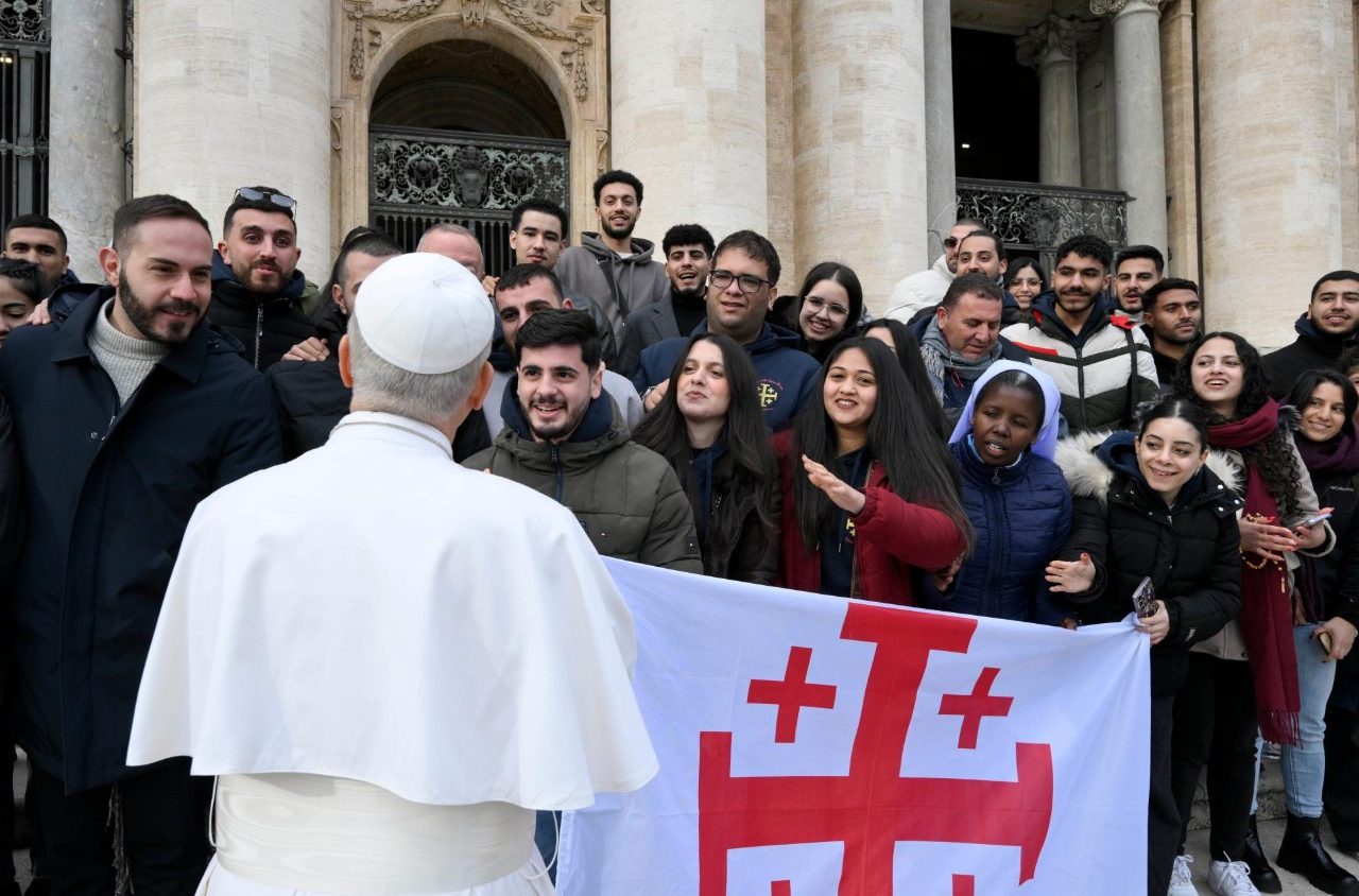 Dal Papa il volto giovane della speranza in Terra Santa