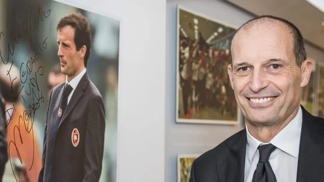 Cagliari Milan, nel prepartita l’omaggio di Allegri al suo passato in rossoblù