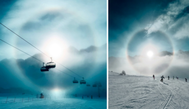 Il cielo dà spettacolo: un anello luminoso stupisce gli sciatori sulle vette della Valcamonica. Ecco cos'è il raro fenomeno ottico