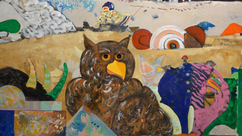 Gianfalco Masini, la mostra del maestro lucchese che porta sulla tela un atlante delle meraviglie