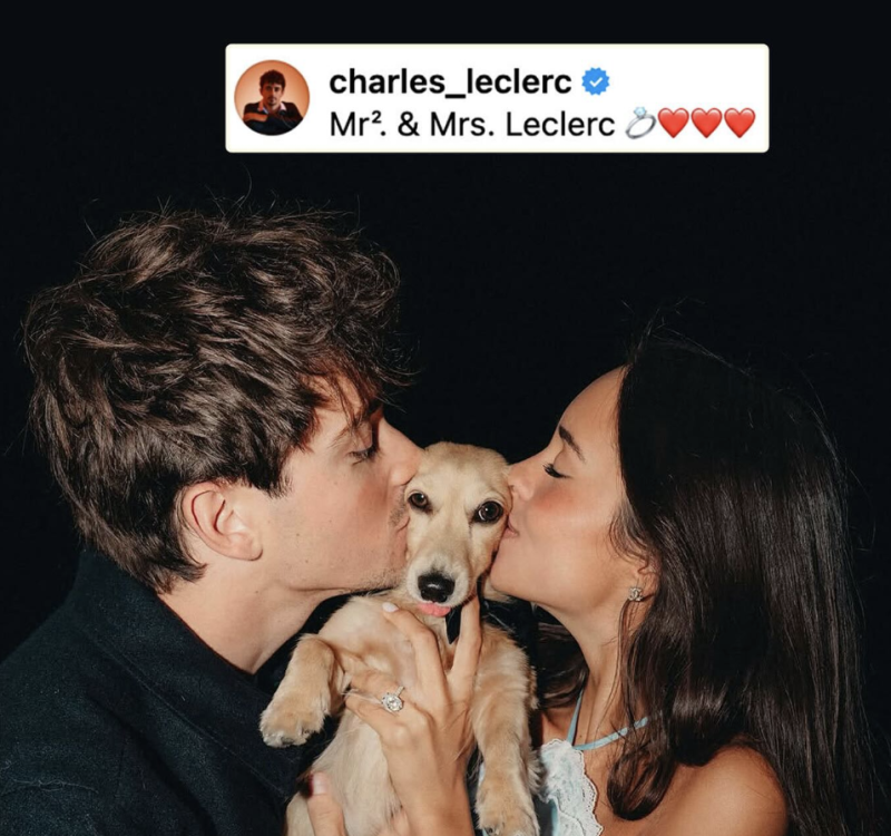Charles Leclerc matrimonio