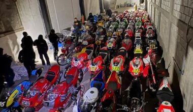 Sequestrata negli Usa una enorme collezione di moto: c'è anche l'Aprilia di Valentino Rossi