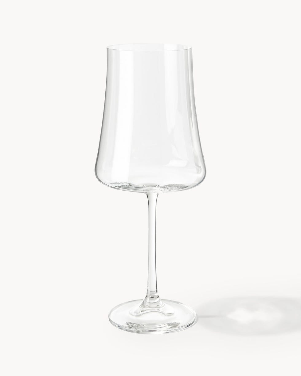 Set di 6 bicchieri da vino rosso in cristallo Gwenda