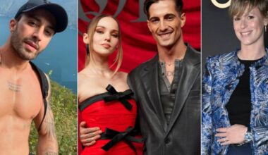 Damiano David si sposa (con Dove), Federica Pellegrini gelosissima, Andrea Iannone e il gesto verso Belen