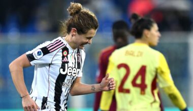 Il gol di tacco di Cristiana Girelli con cui la Juventus ha vinto la Supercoppa italiana femminile