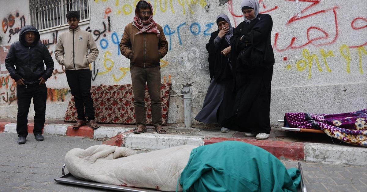 decessi per le strade di Gaza