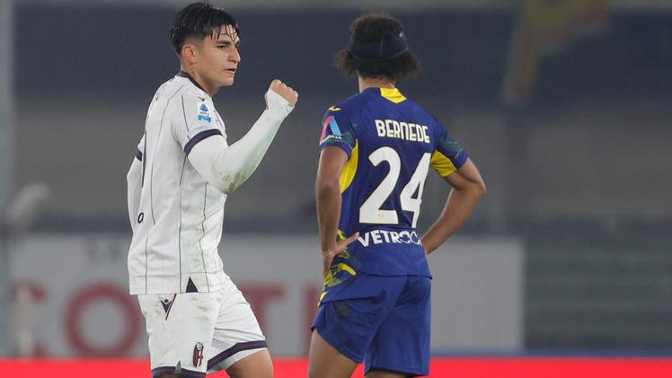 Grandina sull'Hellas, Castro trova la rete del tris bolognese