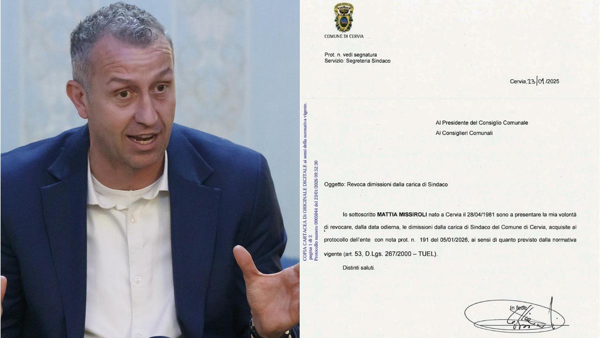 Mattia Missiroli ritira le dimissioni: bufera politica a Cervia