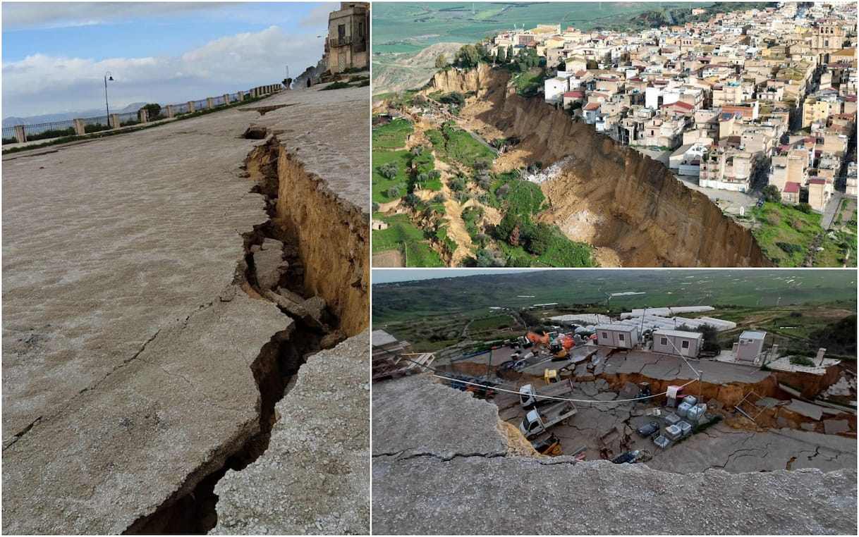 Frana a Niscemi, le cause dello scivolamento dell'altopiano
