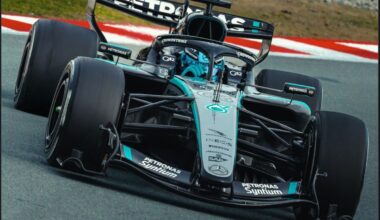 Test Barcellona, Day 4: Russell martello. Aston, esordio e stop in pista