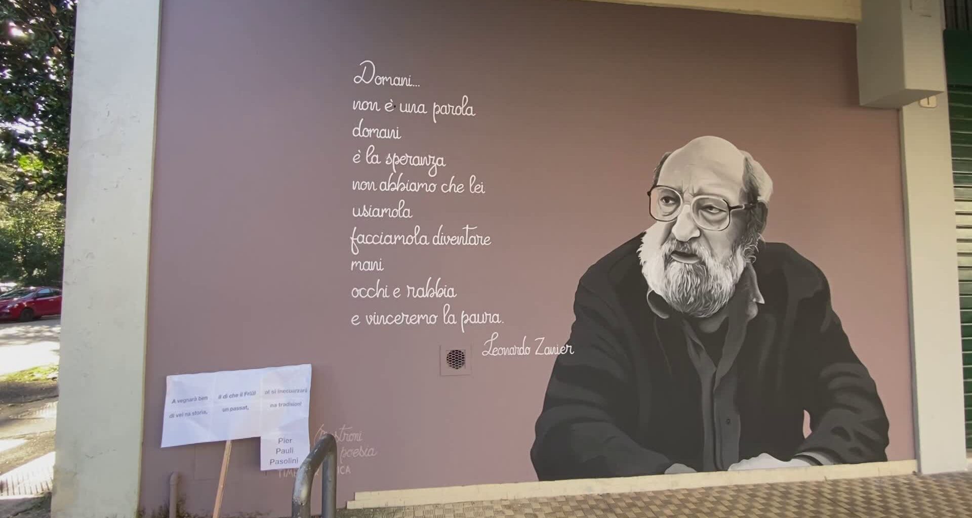 Murale Zanier, il committente aveva aperto al dialogo