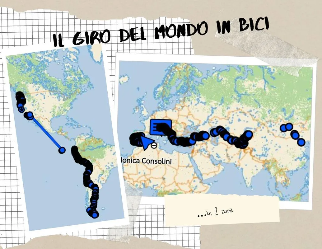 Monica Consolini giro del mondo in bici