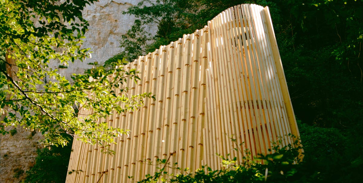 Una micro-architettura di legno nelle Marche