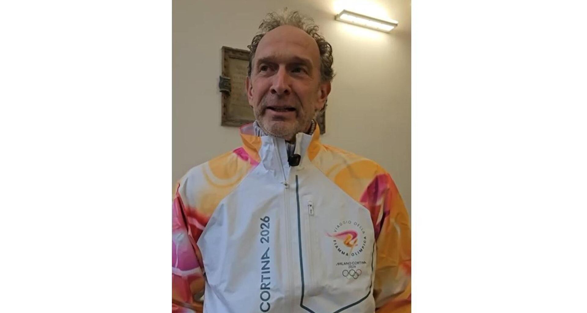 Lorenzo Bernardi tedoforo per Milano-Cortina nella tappa di Pavia: “Una grande emozione”