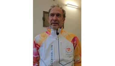 Lorenzo Bernardi tedoforo per Milano-Cortina nella tappa di Pavia: “Una grande emozione”