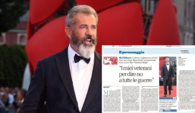 Mel Gibson: “I miei veterani per dire no a tutte le guerre”