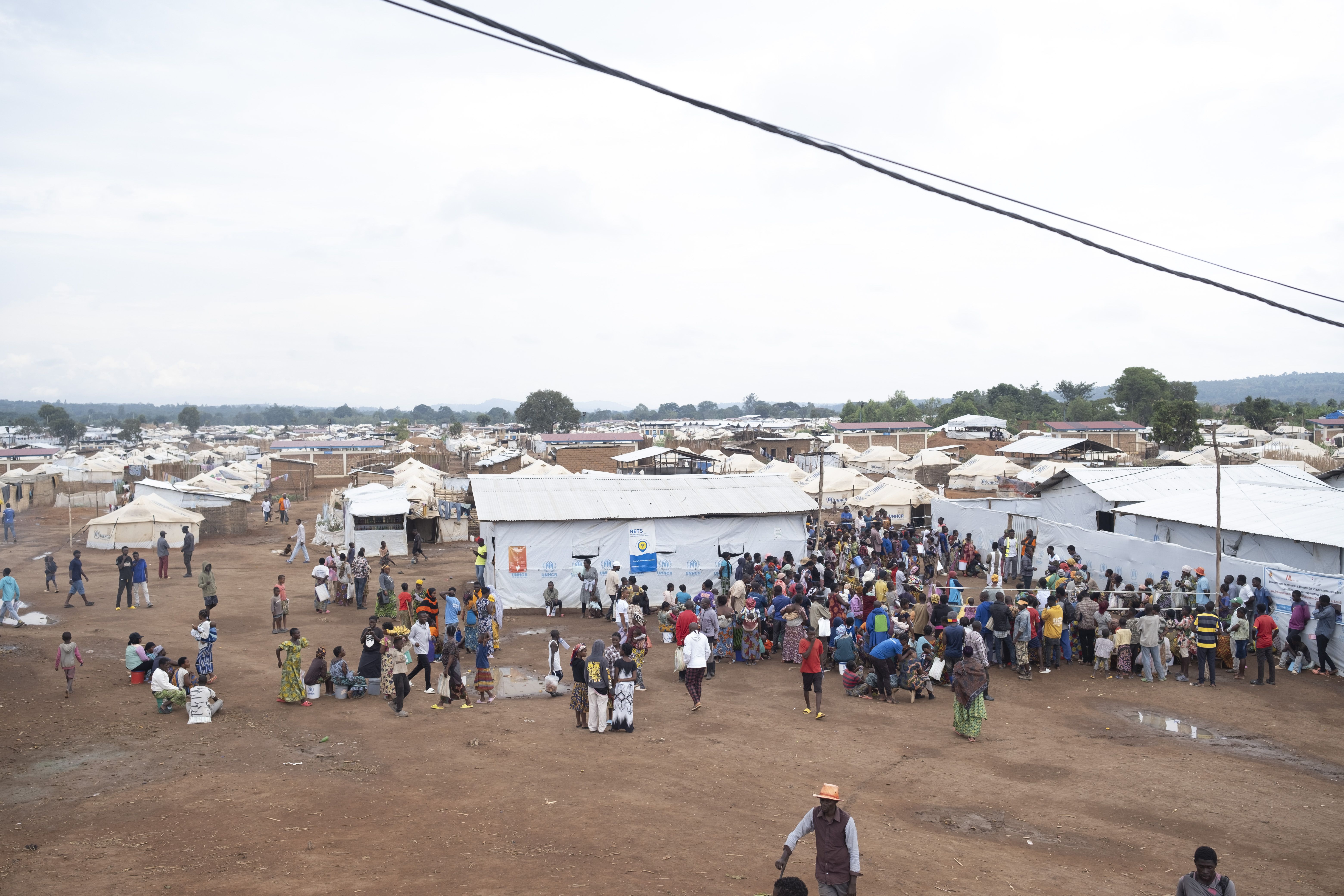 Un'altra immagine del campo di Musenyi