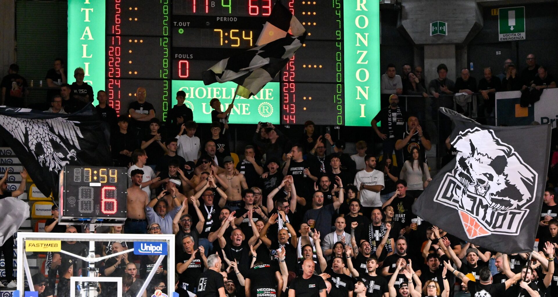 APU Udine - Apu Udine guida la Serie A per percentuale di riempimento dell’impianto